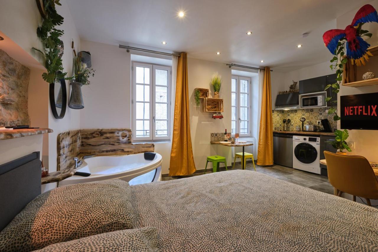 Place Carnot - Studio Tout Equipe Avec Jacuzzi Proche Toutes Commodites Carcassone Exterior photo